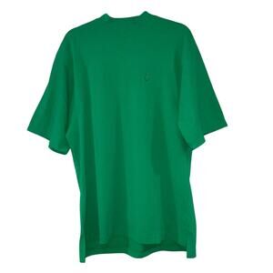 FootJoy Golf Shirt Medium Green Short Sleeve Performance Polo Athletic Tee